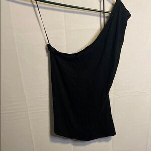 Elegant Black One-Shoulder Top